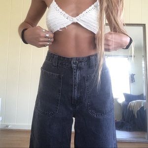 Free people high waisted flare jeans